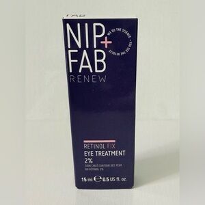 NIP+FAB RENEW Retinol Fix Eye Treatment 2% Full Size 0.5 oz (15 mL) New In Box.
